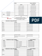 Calendario de Juego Interno