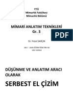 MİMARİ ANLATIM TEKNİKLERİ Gr. 3