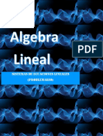 Sistemas de ecuaciones lineales problemario