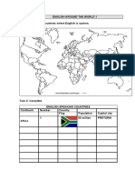 English Around The World Worksheet