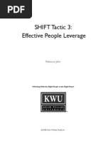 Download KWU - SHIFT Effective People Leverage - Manual v32 by Stacey McVey SN57417676 doc pdf
