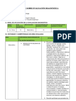 Informe de Evaluacion Diagnostica 1ro 2022