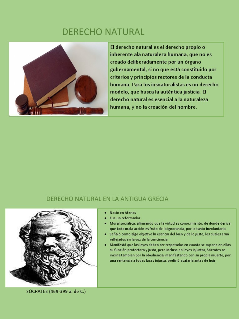 Infografia Derecho Natural | PDF | La Ley natural | Platón