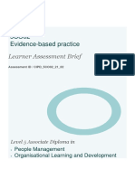 5CO02 Evidence-Based Practice: Learner Assessment Brief