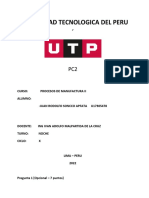 Procesos de manufactura en el Perú