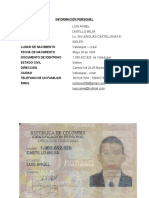 Información Personal Luis