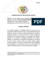 Magistrado Carlos Arturo Ramírez Vásquez 2018-06818-01