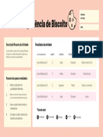 Plano Experimento de Biscoitos Química