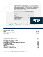 Ejercicios de Estados Financieros