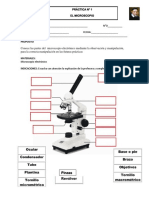 Práctica #1 - Microscopio