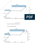 Estructura Hiperestática de Tercer Grado. - Estructura Isostática Estable