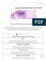 Perfumes Paris Elysees Contratipos Lista 2022 E 2019 - Perfume Paris