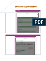 SRR ING5 AGREEING AND DISAGREEING