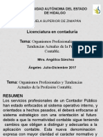 Organismos Profesionales y Tendencias Actuales de La Profesion Contable