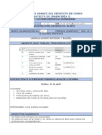 Formato Informe Semanal de Avance 3