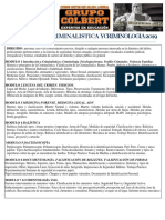 Auxiliar en Criminalistica y Criminologia 2019