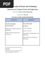 OOP - JAVA - Lab Sabbir