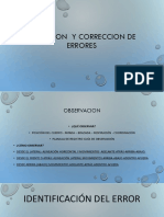 Deteccion y Correccion de Errores