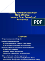 Making Financial Education More Effective: Lessons From Behavioral Economics