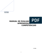 Manual de Evaluación de Aprendizajes Por Competencias