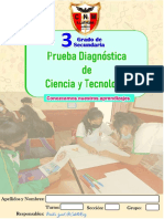 Evaluación Diagnóstica 3 Año - Cyt 2022