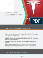 Human Resource Management of Tesla