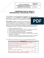 Acta de Compromiso Trabajadores - Prev Covid