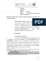 Demanda de Nulidad de Acto Jurídico e Impugnación de Paternidad