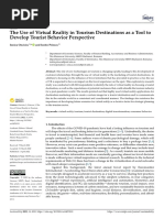 The Use of Virtual Reality in Tourism Destinations As A Tool To Develop Tourist Behavior Perspective