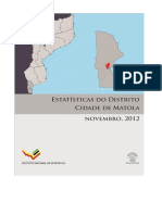 INE 2012 - Estatisticas Do Distrito de Cidade Da Matola