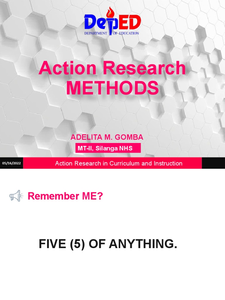 Action Research Methods for Education | PDF | Qualitative Research ...