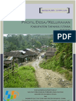 Profil Desa Kelurahan Kabupaten Tapanuli Utara 2009