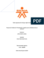 Evidencia 6 Presentación "Logística para La Distribución de Un Producto"