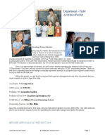 Field Observation Packet For Edu 203 Special Ed