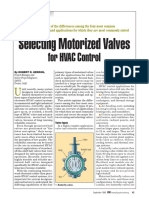 Selecting Motorized Valves: For HVAC Control