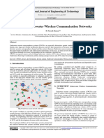 Securing Underwater Wireless Communication Networks: International Journal of Engineering & Technology