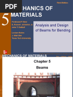 Mechanics of Materials: Analysis and Design of Beams For Bending