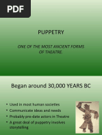 Puppetry: One of The Most Ancient Forms of Theatre