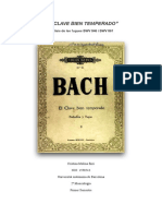Analisis de Dos Fugas de Bach BWV 846 y BWV 861
