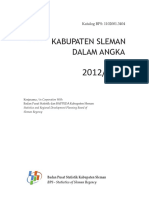 Sleman Dalam Angka 2012-2013 Bagian 2