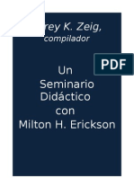 Un Seminario Didactico Con Milton Erickson