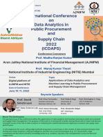 International Conference On Data Analytics in Public Procurement and Supply Chain 2022 (Icdaps)