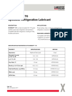 Everest 170 Synthetic Refrigeration Lubricant: Data Sheet