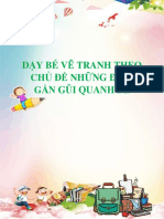 Dạy Bé Vẽ Tranh Theo Chủ Đề Những Điều Gần Gũi Quanh Bé