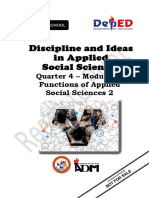Quarter 4 - Module 15 Functions of Applied Social Sciences 2