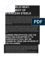 Post-Weld Heat-Treatment of Stainless Steels