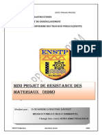 Mini-Projet Sur RDM Au Niveau de l'ENSTP Du Tchad