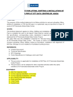 BSL Method Statememt For Lifting Thermal Tank - 1