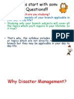 Disaster Management Intro