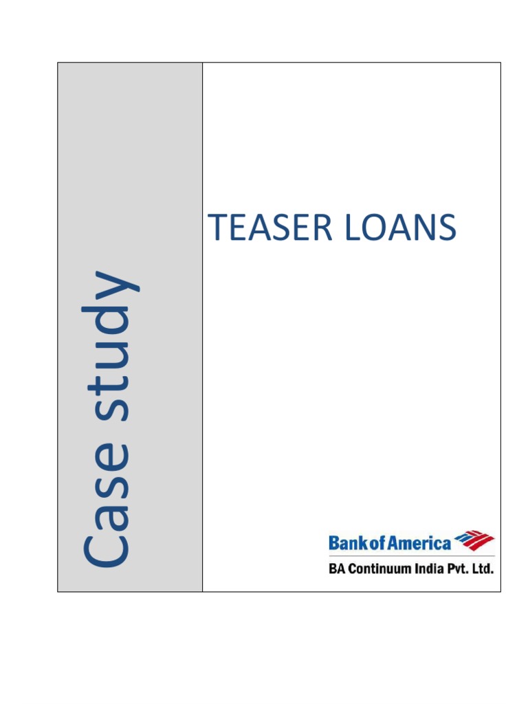 Bank loan case study picture